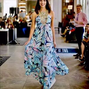 Lilly Pulitzer Lannette Maxi Dress High Tide